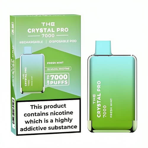 The Crystal Pro 7000 Disposable Vape Pod Device – Box of 10