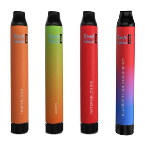 R and M Tornado 600 Disposable Vape Pod – Box Of 10