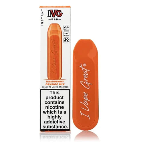 IVG Bar 600 Disposable Vape Pod – Box of 10