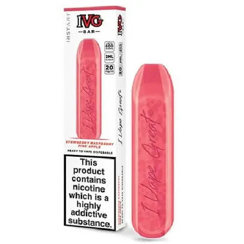 IVG Bar 600 Disposable Vape Pod – Box of 10