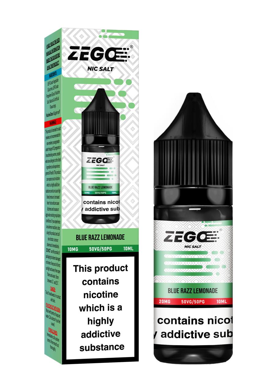 Zego Nic Salt E liquid 10x10ml