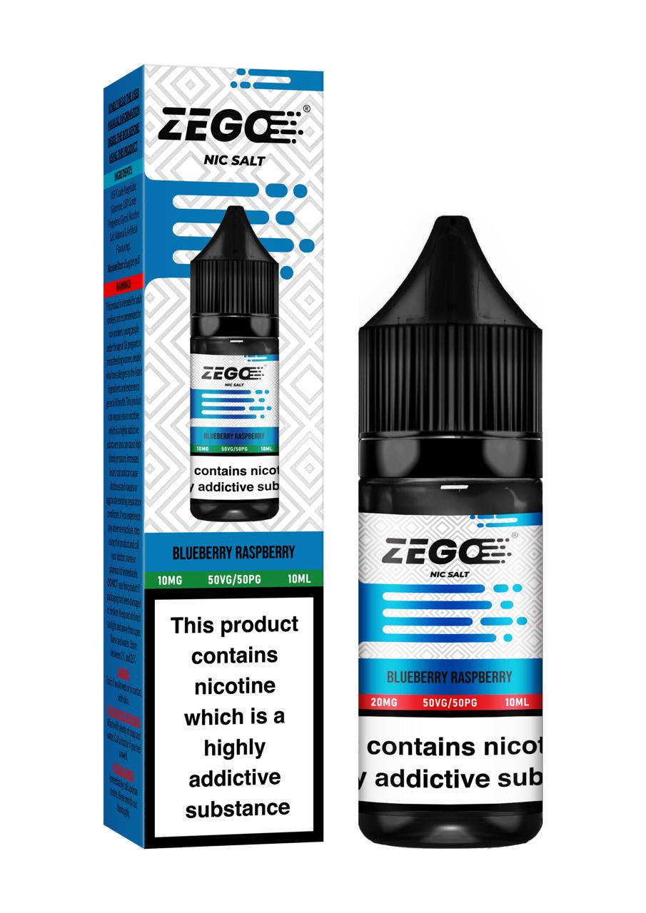 Zego Nic Salt E liquid 10x10ml