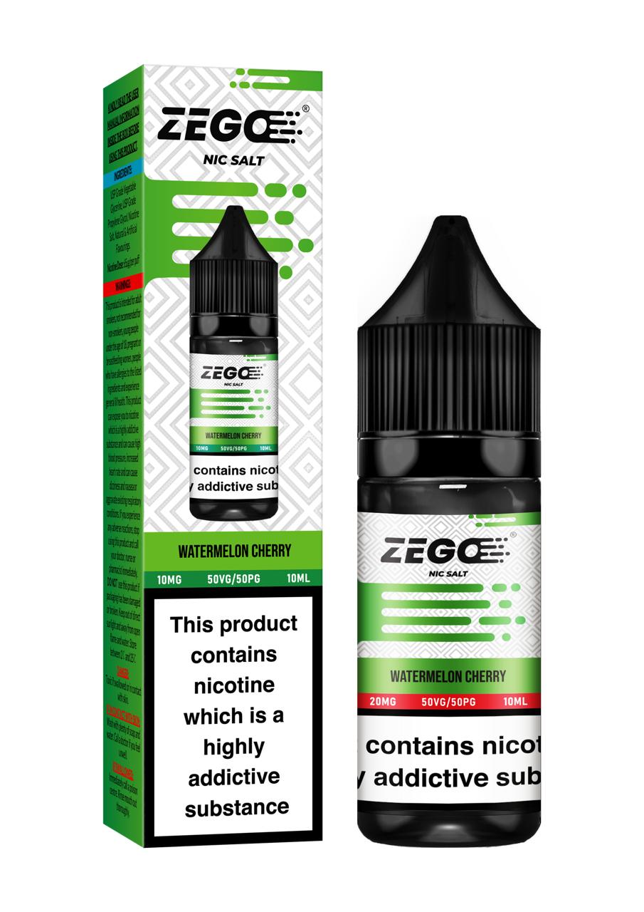 Zego Nic Salt E liquid 10x10ml