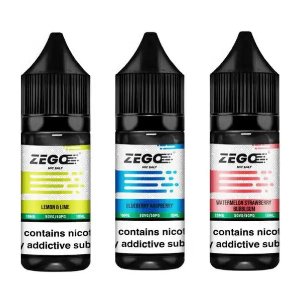 Zego Nic Salt E liquid 10x10ml