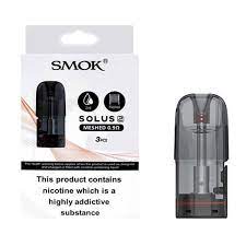 SMOK Solus 2 Replacement POD | 2ml | 0.9Ω Meshed | Pack Of 3