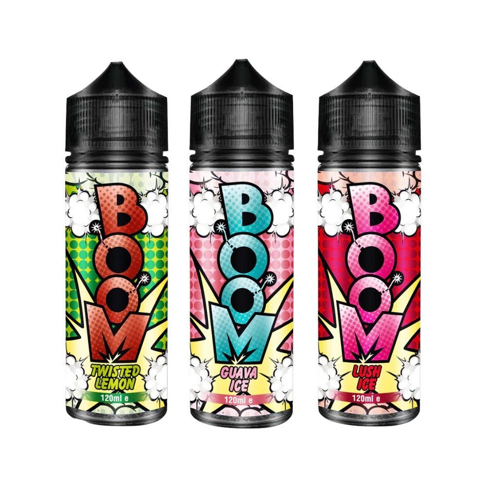 Boom 100ml E-liquids Shortfill - Vape Club Wholesale