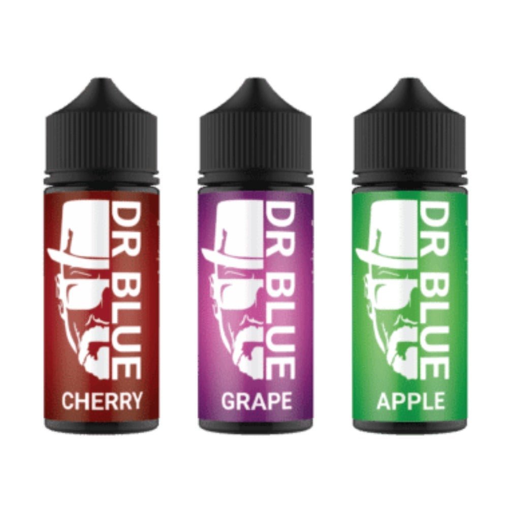 Dr Blue E-Liquid 100ml Shortfill-Grape-vapeukwholesale