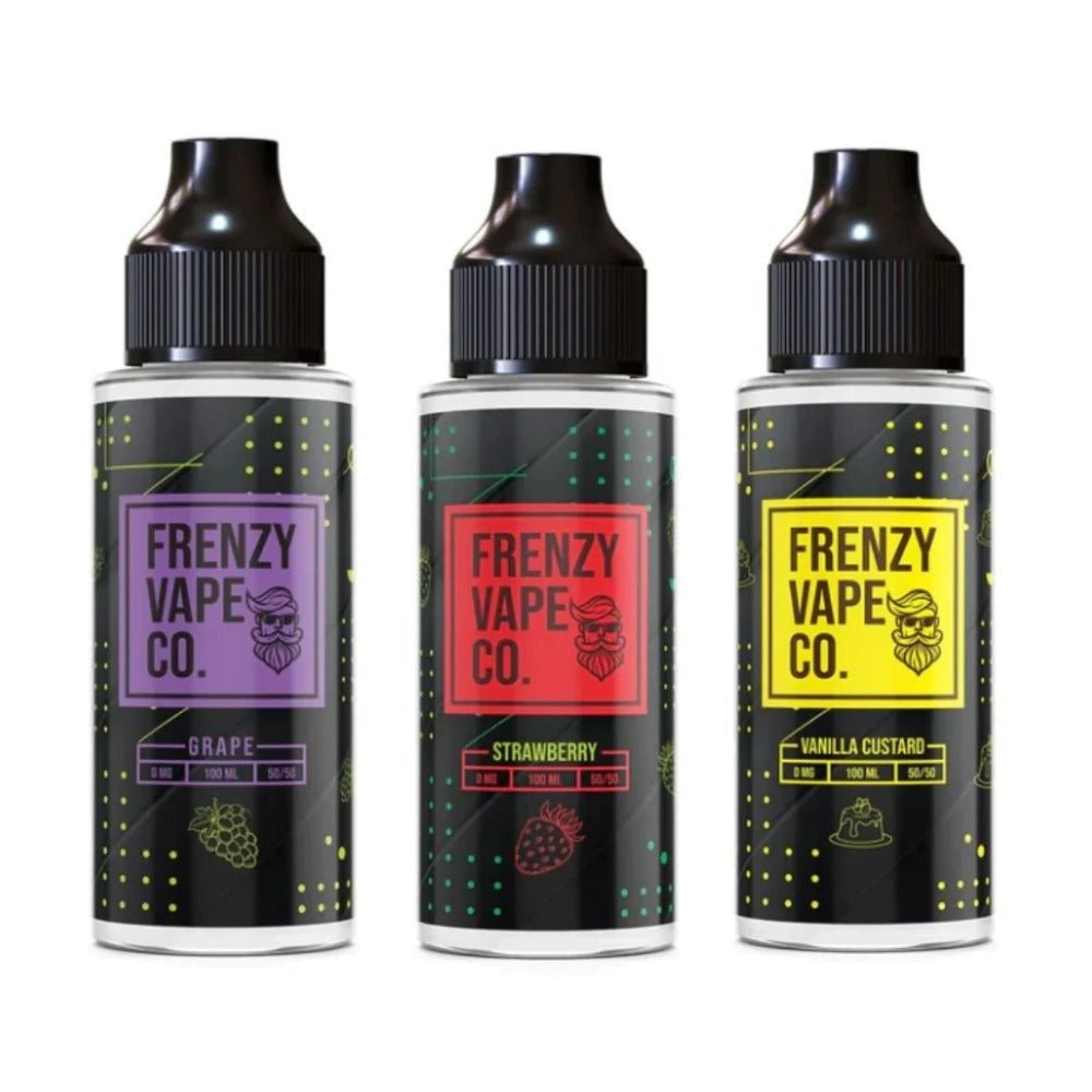 Frenzy Vape Co. 100ml Shortfill E-Liquid-Strawberry-vapeukwholesale