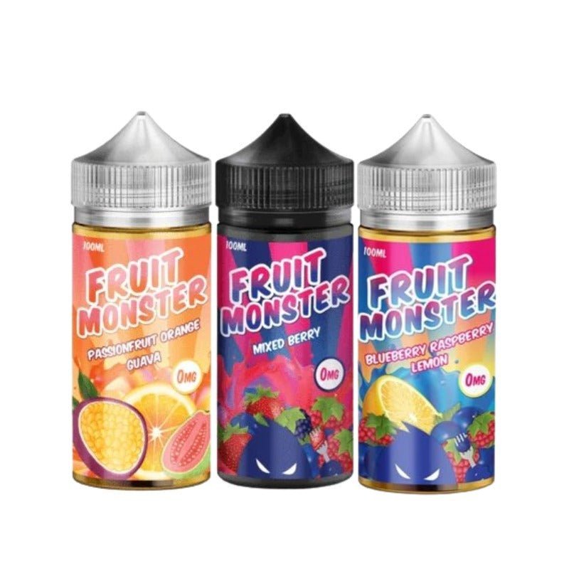 Fruit Monster 100ml Shortfill-Blueberry Raspberry Lemon-vapeukwholesale