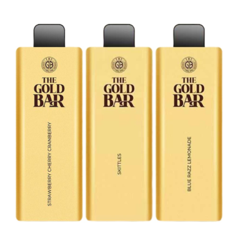 Gold Bar 4500 Disposable Vape Puff Bar Pod Box of 10 