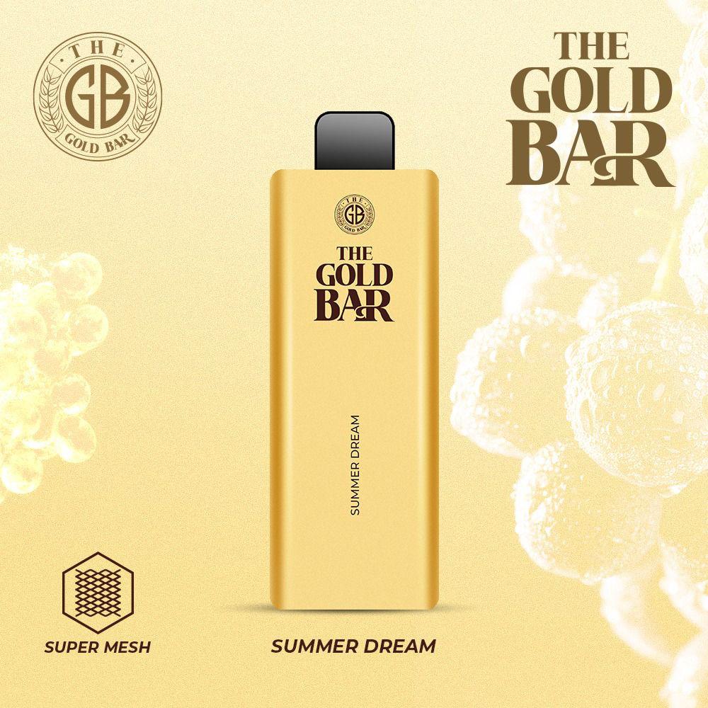 Gold Bar 4500 Disposable Vape Puff Bar Pod Box of 10 