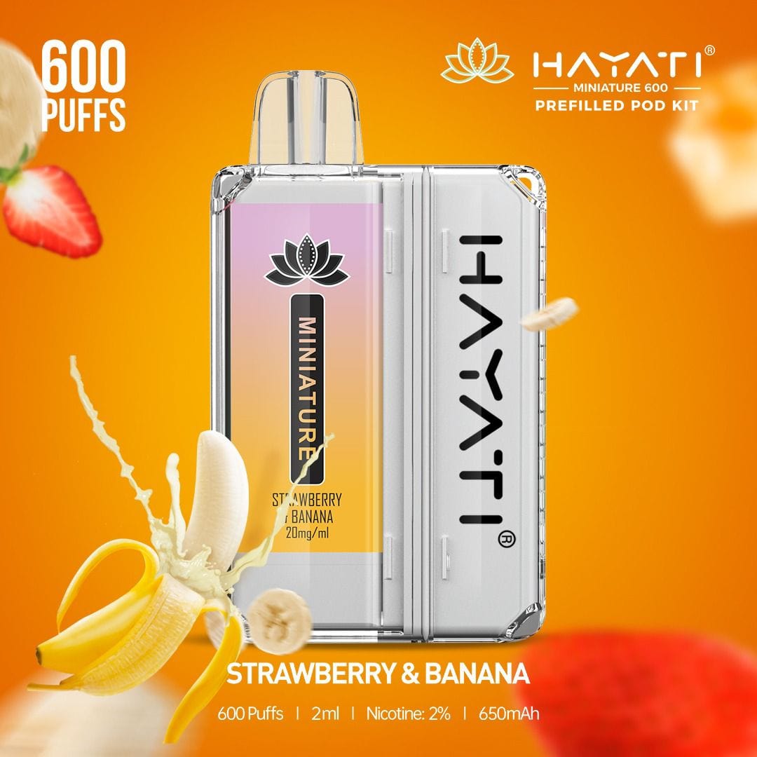 Hayati Miniature 600 Prefilled Pod Kit - Box of 5 - Vape Club Wholesale