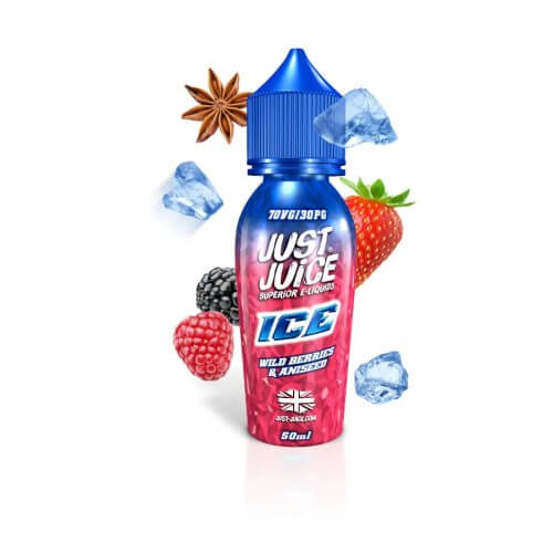 Just Juice Ice Range 50ml Shortfill E-liquids - Vape Club Wholesale