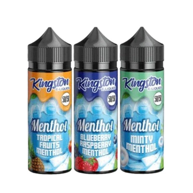 Kingston 50/50 Menthol 100ML Shortfill - Vape Club Wholesale