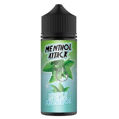 Menthol Attack 100ML Shortfill - Vape Club Wholesale