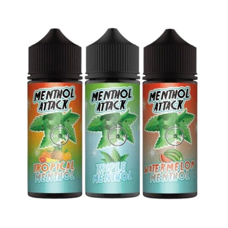 Menthol Attack 100ML Shortfill - Vape Club Wholesale