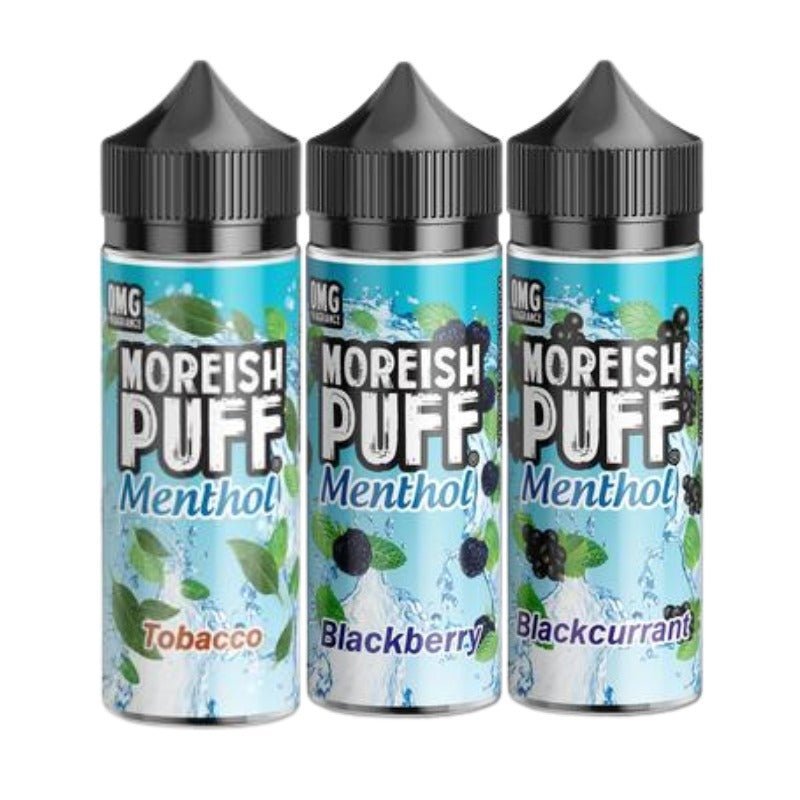 Moreish Puff Menthol 100ML Shortfill - Vape Club Wholesale