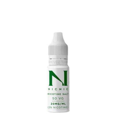 NIC NIC - NICOTINE SALT SHOT 20MG 50VG [BOX OF 120] - Vape Club Wholesale