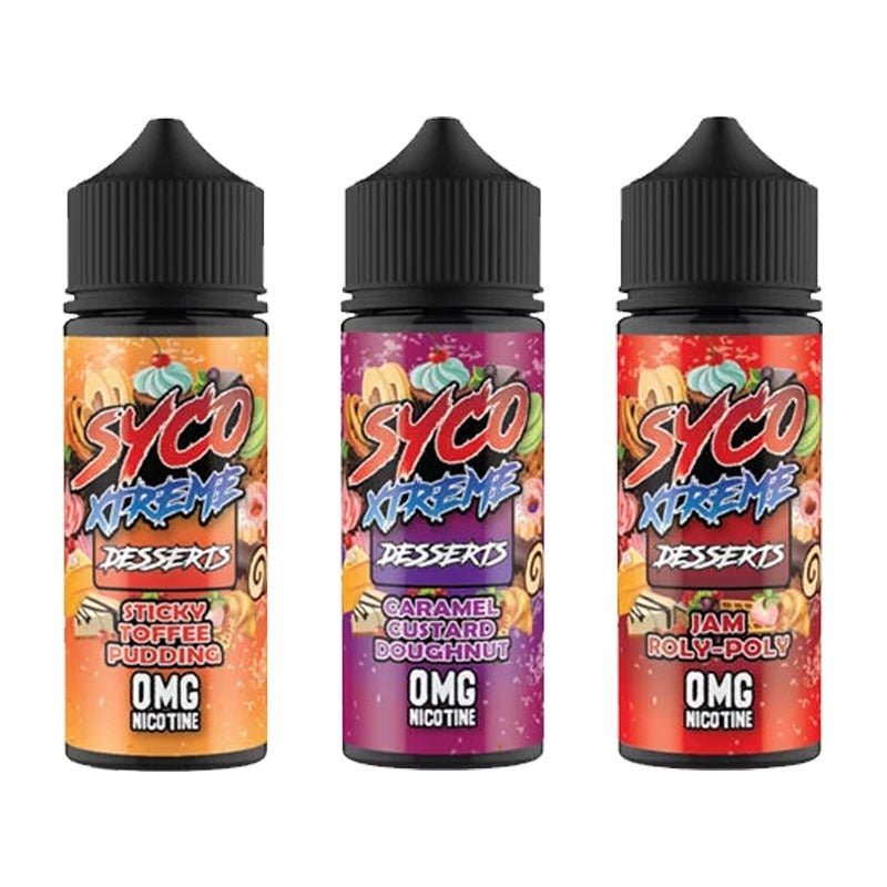 Syco Xtreme E-liquids 100ml Shortfill - Vape Club Wholesale