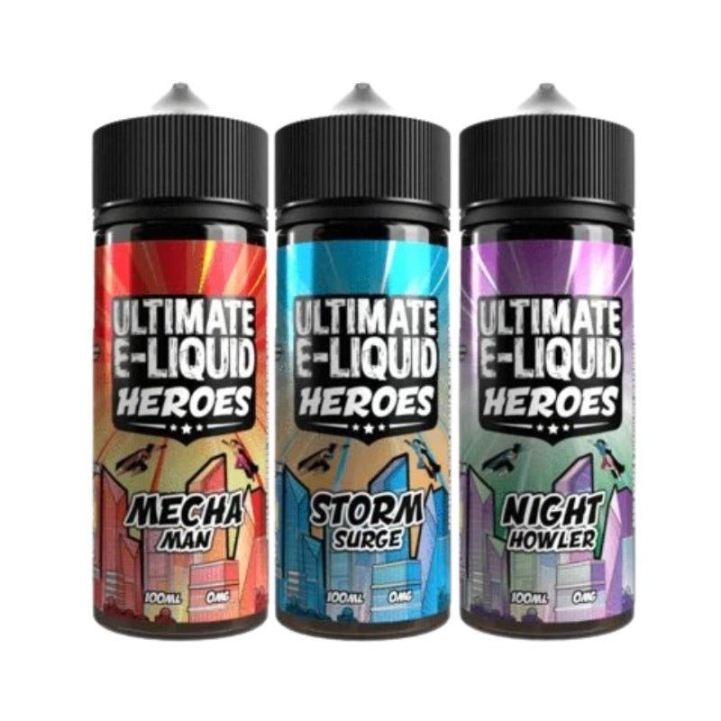 Ultimate Puff Heroes 100ML Shortfill - Vape Club Wholesale