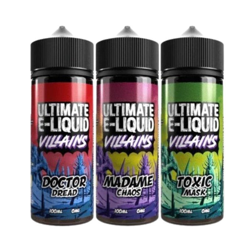 Ultimate Puff Villains 100ML Shortfill - Vape Club Wholesale