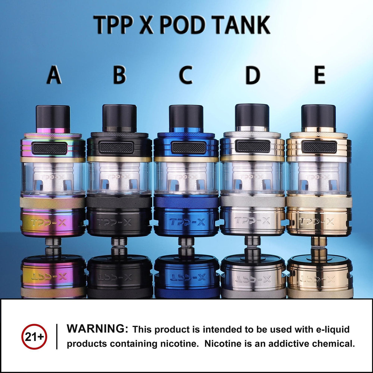 Voopoo TPP X Pod Tank - Vape Club Wholesale